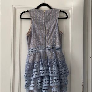 Express Dresses - Tiered Lace Fit and Flare Dress Express Dresses - Tiered Lace Fit and Flare Dress